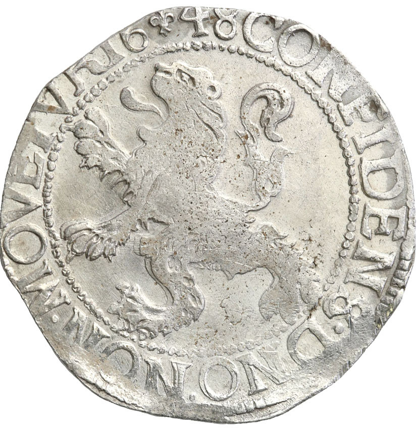 Niderlandy, Campen. Talar lewkowy (Leeuwendaalder) 1648